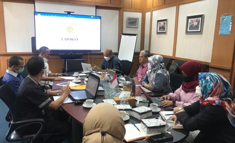 Pendampingan Review Laporan Keuangan PNP T.A. 2021 oleh Tim Inspektorat Kementerian Pendidikan Kebudayaan Riset dan Teknologi